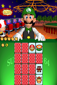 The mini-game Memory Master seen in Super Mario 64 DS