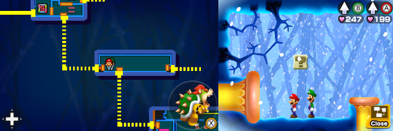 Nineteenth block in Airway of Mario & Luigi: Bowser's Inside Story + Bowser Jr.'s Journey.