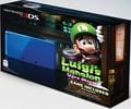 Cobalt Blue 3DS package with Luigi's Mansion: Dark Moon (North America only)