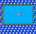 The screen that displays when the timer has elapsed