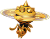 Artwork of a Buzzoid from Donkey Kong Bananza