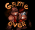 The Game Over screen from Donkey Kong Country.
