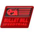 A Mario Kart Tour Bullet Bill Speed Trial "hot shot" badge