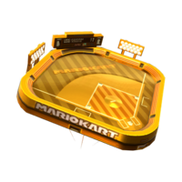 Gold Home-Field Glider from Mario Kart Tour