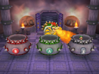 Scaldin' Cauldron minigame in the game Mario Party 5.