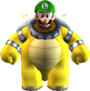 Luigi using the Bowser Candy