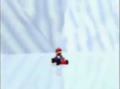 Mario racing on Sherbet Land