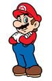 Mario crossing his arms