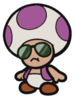 Lighthouse Keeper sprite from Paper Mario: Color Splash.