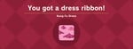 A dress ribbon's icon