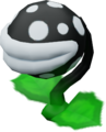 An Inky Piranha Plant from Super Mario 3D Land