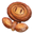 A Fire Flower-shaped pastry from Gold 'n Brown in Super Mario Party Jamboree.