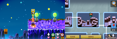 Block 21 in Stardust Fields of Mario & Luigi: Superstar Saga + Bowser's Minions.