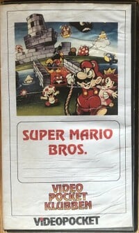 Cover of the Super Mario Bros. Swedish VHS
