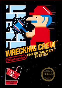 Wrecking Crew NES cover