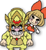 Wario Deluxe and Lulu sprite for WarioWare Gold