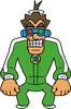 18-Volt Wario Kard sprite for WarioWare Gold