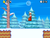 Mario in the snow world of 5-1.