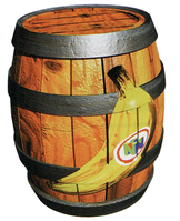Artwork of a Bonus Barrel from Donkey Kong 64.