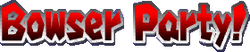Logo for Bowser Party in Mario Party 7