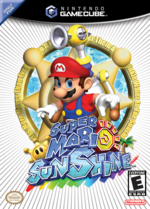 North American box art for Super Mario Sunshine.