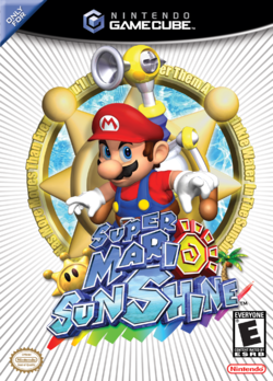 North American box art for Super Mario Sunshine.