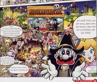 The Musikantenstadl in the Club Nintendo comic "Super Mario in Die Nacht des Grauens"