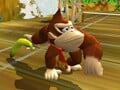 DK ready to throw his banana boomerang.