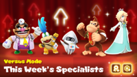 Twelfth week's specialists