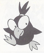 Artwork of a Dodorigesu Jr. from Mario & Wario