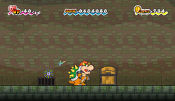 Last treasure chest in Flipside of Super Paper Mario.