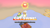 Collecting a Cat Shine in Bowser's Fury