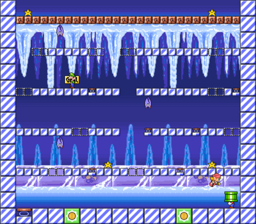 Level 4-4 map in the game Mario & Wario.