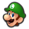Luigi's head icon in Mario Kart 8