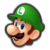 Luigi's head icon in Mario Kart 8