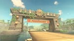 The finish line, featuring Batadons and the Angry Sun