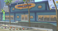 The Surf Shop in Mario Kart World