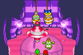 Chuckolator getting rid of Popple and Rookie (Mario & Luigi: Superstar Saga)