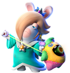 Rabbid Rosalina in Mario + Rabbids Sparks of Hope