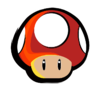 Artwork of a Mushroom in Mario Strikers: Battle League