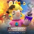 Artwork from the Rabbid Peach Instagram account celebrating April Fool's Day 2019
