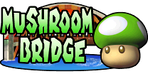 The logo for Mushroom Bridge, from Mario Kart: Double Dash!!.