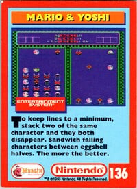 One of the Nintendo Collector Cards