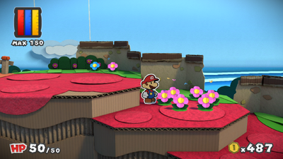 Location of the 2nd hidden block in Paper Mario: Color Splash, not revealed.