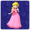 Princess Peach, shown as an option in an opinion poll on Nintendo heroes