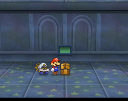 Fourth and eighth treasure chests in Palace of Shadow of Paper Mario: The Thousand-Year Door.