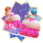 Super Mario Bros. Wonder – Nintendo Switch 2 Edition + Meetup in Bellabel Park 'Rip-Roar! Roller Skate Race' Icon