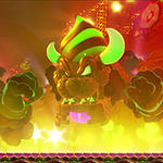 Squared screenshot of Wonder Bowser from Super Mario Bros. Wonder.