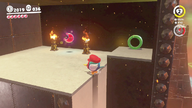 The location of a Power Moon in Super Mario Odyssey