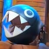 A Chain Chomp in Super Nintendo World.